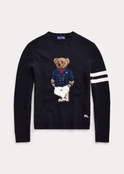 Men's Ralph Lauren Bear Cashmere-Blend Sweater | 765408KAB